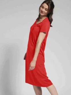 Seiden Basics|Seide Sleepshirt^Kokon Zwo Seide mit Bio-Baumwolle NACHTHEMD Kurzarm von