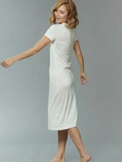 Seiden Basics|Seide Sleepshirt^Kokon Zwo Seide mit Bio-Baumwolle NACHTHEMD uni von