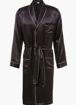 Seide Morgenmäntel^Zimmerli Seide Morgenmantel Herren SILK NIGHTWEAR 6000 von