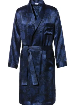 Seide Morgenmäntel^Zimmerli Seide Morgenmantel Herren SILK NIGHTWEAR 6000 knielang von