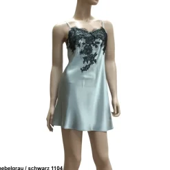 Seidennachthemd^Marjolaine Seide Nachthemd BACCARAT Calais Spitze von