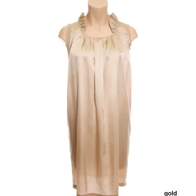 Seidennachthemd|Seiden Basics^Gattina Seide Nachtkleid SEDUZIONE DI SETA marine oder gold von