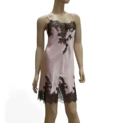 Alle Negligés|Seidenneglige^Marjolaine Seide Negligé BACCARAT Calais Spitze von