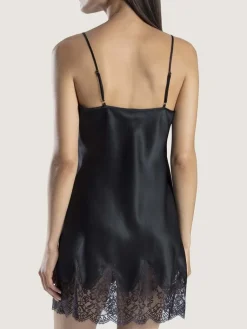 Alle Negligés^Aubade Seide Negligé SOIE D´AMOUR mit Spitze von