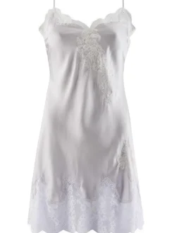 Alle Negligés^Aubade Seide Negligé SOIE D´AMOUR mit Spitze von