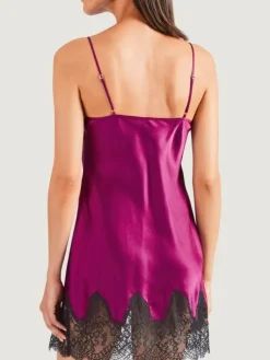 Alle Negligés^Aubade Seide Negligé SOIE D´AMOUR mit Spitze von