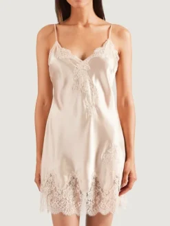 Alle Negligés^Aubade Seide Negligé SOIE D´AMOUR mit Spitze von