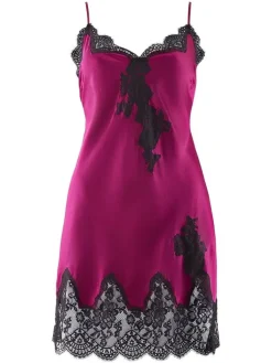 Alle Negligés^Aubade Seide Negligé SOIE D´AMOUR mit Spitze von