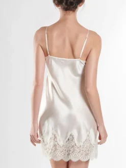 Alle Negligés^Aubade Seide Negligé SOIE D´AMOUR mit Spitze von