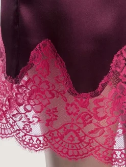 Alle Negligés^Aubade Seide Negligé SOIE D´AMOUR mit Spitze von