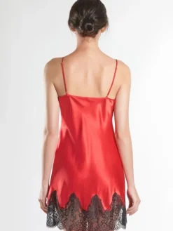 Alle Negligés|Seidenneglige^Aubade Seide Negligé TOI MON AMOUR klassische Farben von