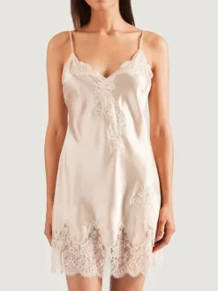 Alle Negligés|Seidenneglige^Aubade Seide Negligé TOI MON AMOUR klassische Farben von