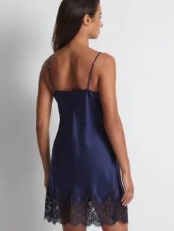 Alle Negligés|Seidenneglige^Aubade Seide Negligé TOI MON AMOUR klassische Farben von