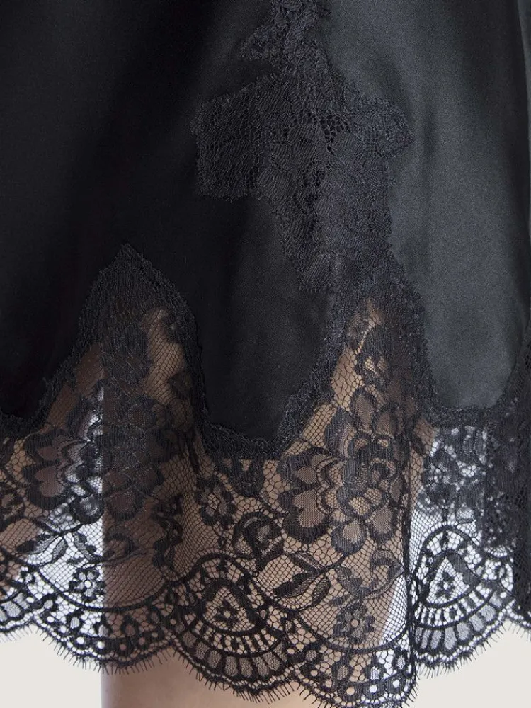 Alle Negligés|Seidenneglige^Aubade Seide Negligé TOI MON AMOUR viele Farben von