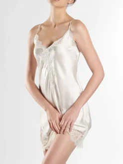 Alle Negligés|Seidenneglige^Aubade Seide Negligé TOI MON AMOUR viele Farben von