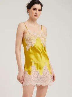 Seidennachthemd|Alle Negligés^Vivis Seide Neglige kurz LILLIAN von