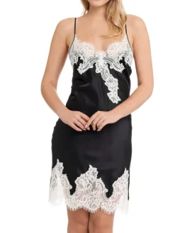 Alle Negligés|Unterkleider Mit Spitze^Gattina Seide Neglige MAILIN mit Spitze von