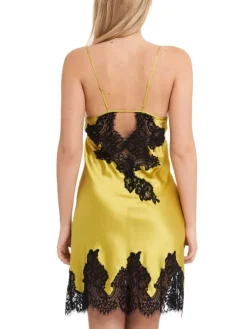Alle Negligés|Unterkleider Mit Spitze^Gattina Seide Neglige MAILIN mit Spitze von