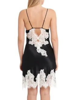 Alle Negligés|Unterkleider Mit Spitze^Gattina Seide Neglige MAILIN Satin mit Spitze von