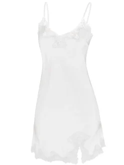 Alle Negligés|Unterkleider Mit Seide^Eva B. Bitzer Seide Neglige SATIN + LACE kurz von