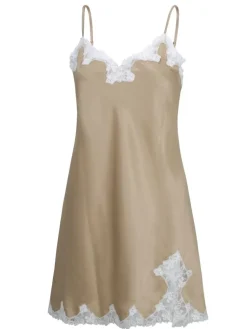 Alle Negligés|Unterkleider Mit Seide^Eva B. Bitzer Seide Neglige SATIN + LACE kurz von
