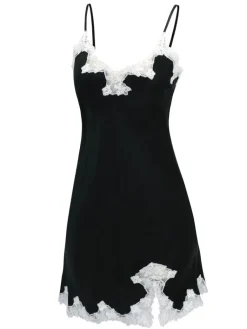 Alle Negligés|Unterkleider Mit Seide^Eva B. Bitzer Seide Neglige SATIN + LACE kurz von