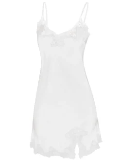 Alle Negligés|Unterkleider Mit Seide^Eva B. Bitzer Seide Neglige SATIN + LACE kurz von