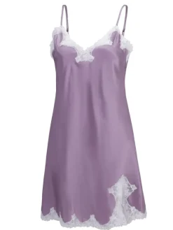 Alle Negligés|Unterkleider Mit Seide^Eva B. Bitzer Seide Neglige SATIN + LACE kurz von