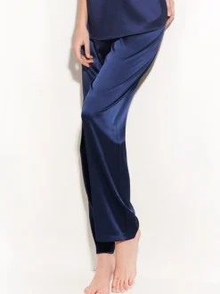 Mit Seidensatin|Alle Unterteile^Chiara Fiorini Seide Pyjamahose SETA No. 10 glatt von