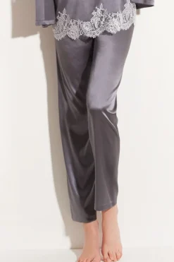Mit Seidensatin|Alle Unterteile^Chiara Fiorini Seide Pyjamahose SETA No. 10 uni von