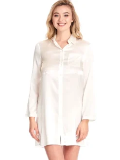 Seiden Basics|Seide Sleepshirt^Gattina Seide Sleepshirt SEDUZIONE DI SETA kurz von