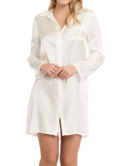 Seiden Basics|Seide Sleepshirt^Gattina Seide Sleepshirt SEDUZIONE DI SETA kurz von