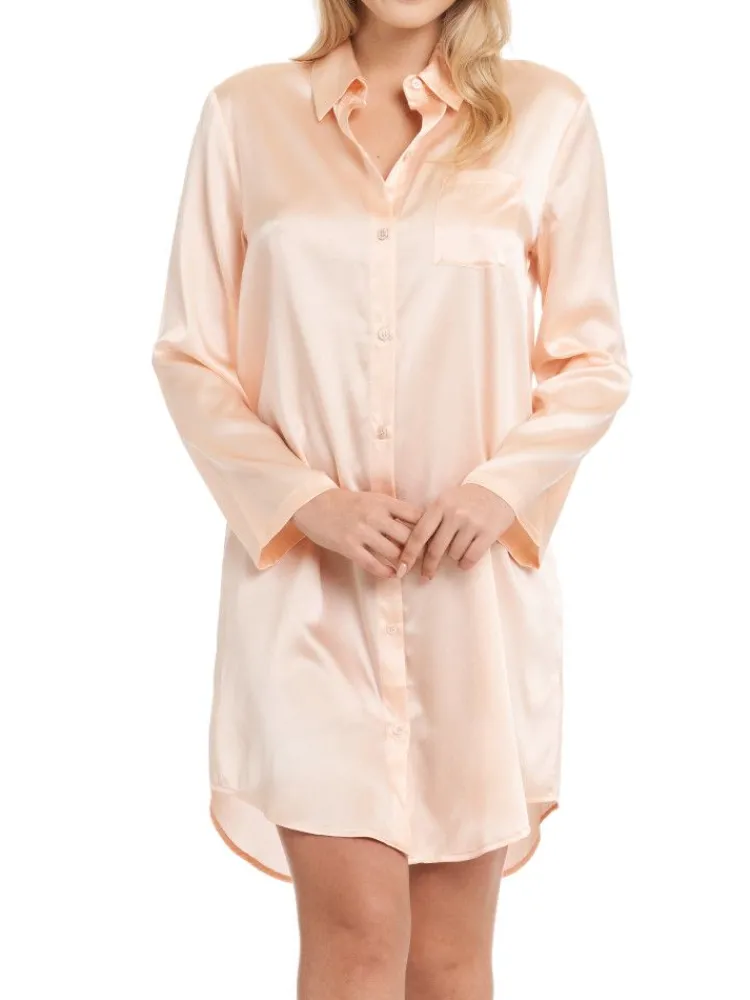Seiden Basics|Seide Sleepshirt^Gattina Seide Sleepshirt SEDUZIONE DI SETA Satin von