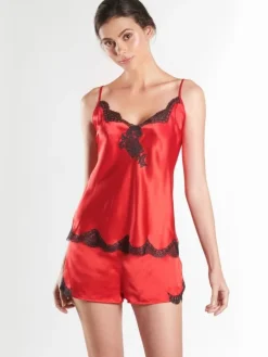 Tops Mit Spitze|Alle Lingerie Tops^Aubade Seide Top SOIE D´AMOUR mit Spitze von