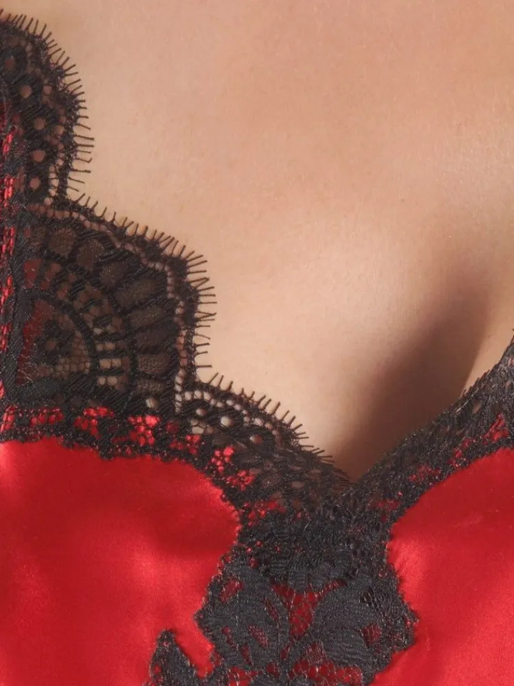 Tops Mit Spitze|Alle Lingerie Tops^Aubade Seide Top SOIE D´AMOUR mit Spitze von