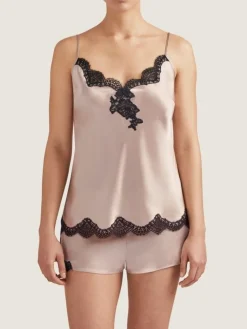 Tops Mit Spitze|Spaghettiträger Tops^Aubade Seide Top TOI MON AMOUR klassische Farben von