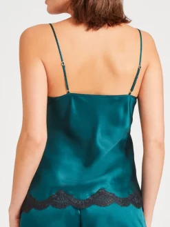 Tops Mit Spitze|Spaghettiträger Tops^Aubade Seide Top TOI MON AMOUR klassische Farben von