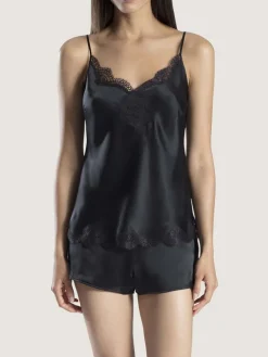 Tops Mit Spitze|Spaghettiträger Tops^Aubade Seide Top TOI MON AMOUR Satin von