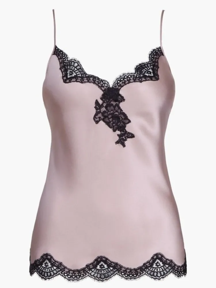 Tops Mit Spitze|Spaghettiträger Tops^Aubade Seide Top TOI MON AMOUR Satin von