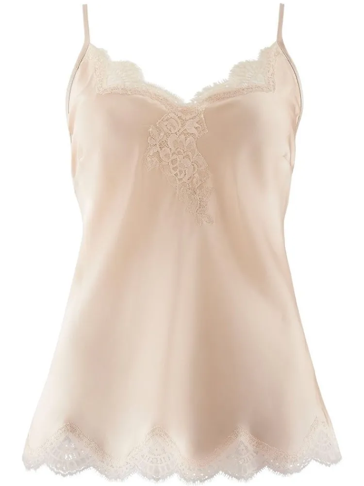 Tops Mit Spitze|Spaghettiträger Tops^Aubade Seide Top TOI MON AMOUR Satin von
