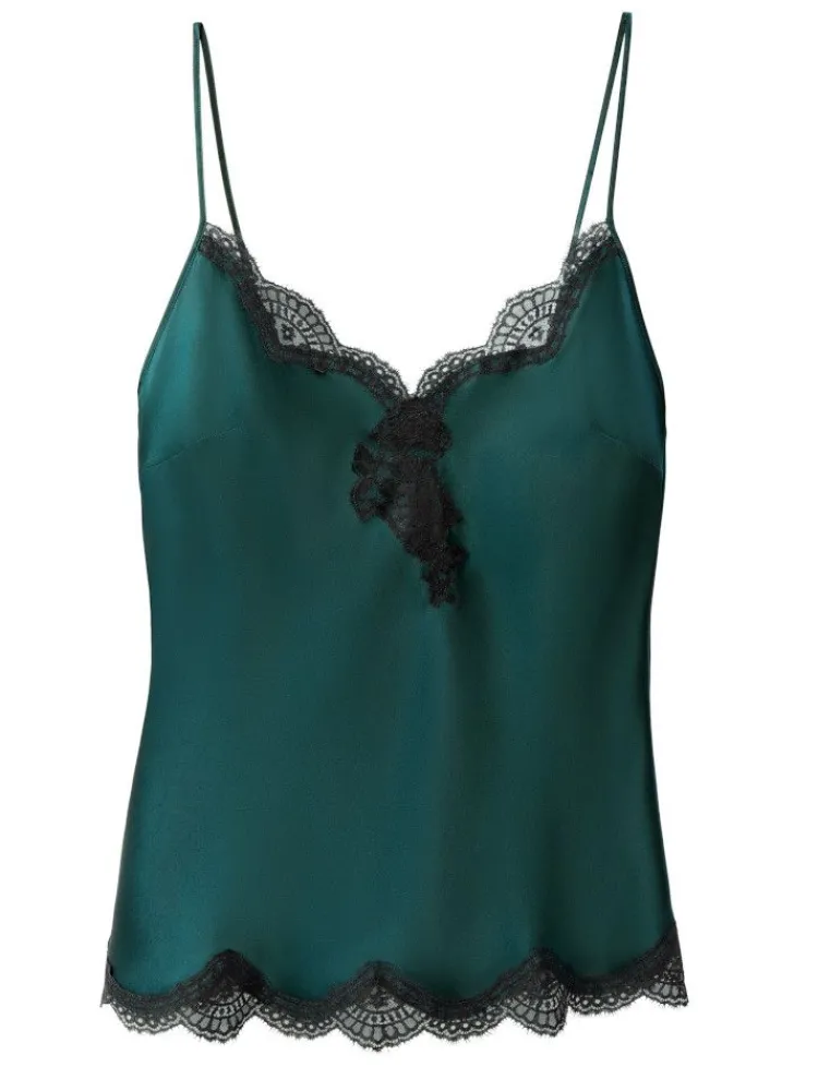 Tops Mit Spitze|Spaghettiträger Tops^Aubade Seide Top TOI MON AMOUR Satin von