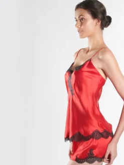 Tops Mit Spitze|Spaghettiträger Tops^Aubade Seide Top TOI MON AMOUR viele Farben von