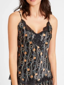 Spaghettiträger Tops|Tops Mit Spitze^Aubade Seide Top TOI MON AMOUR von