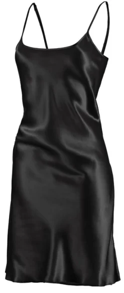 Seiden Basics|Seidennachthemd^Gattina Seide-Baumwolle Nachthemd SATIN knielang von