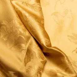 Seidenbettwäsche^Plauener Seidenweberei Seidenbettwäsche ADA GOLD Seidenweber Collection gold gelb stückgefärbt