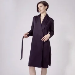 Morgenmantel Kurz|Morgenmantel Mit Seide^Nightdreams Seidenmix Kurz-Morgenmantel ADELAIDE glatt von