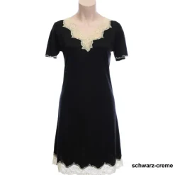 Seide Sleepshirt|Seidennachthemd^Nightdreams Seidenmix Wirkseide Kurzarm Nachthemd MAHÉ Nr. 1 von