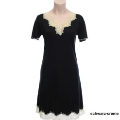 Seide Sleepshirt|Seidennachthemd^Nightdreams Seidenmix Wirkseide Kurzarm Nachthemd MAHÉ Nr. 1 von