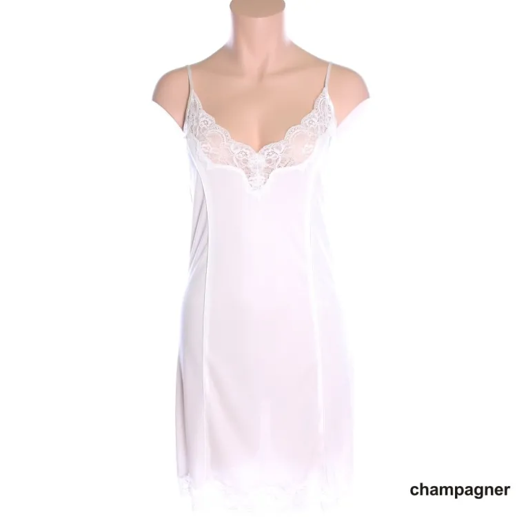 Seidennachthemd|Unterkleider Mit Seide^Nightdreams Seidenmix Wirkseide Spaghetti-Nachthemd MAHÉ von