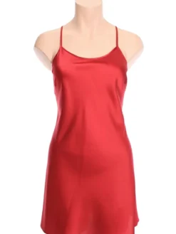 Seidennachthemd^Marjolaine Seidennachthemd DAPHNEE von beere-violett oder rot